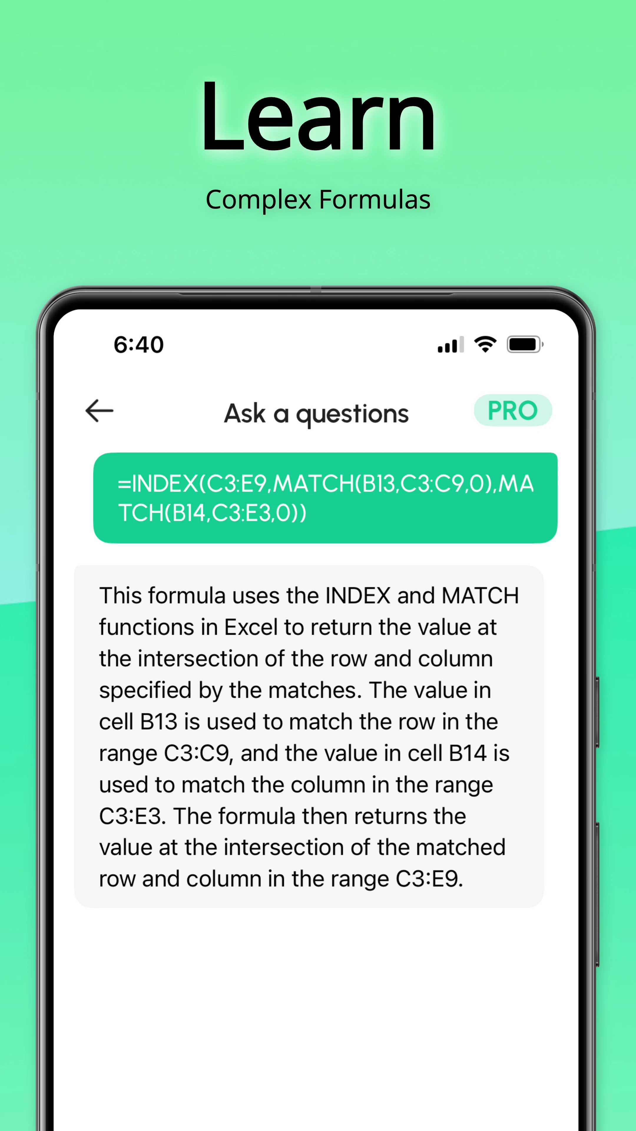 Sheets AI: Formula Generator screenshot